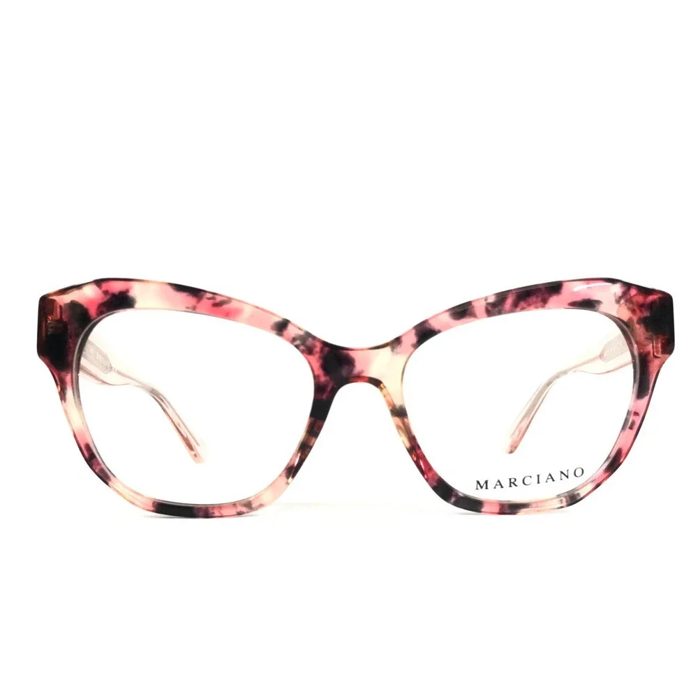 Marciano Eyeglasses Frames GM0339 054 Pink Havana Cat Eye Full Rim 50-17-140